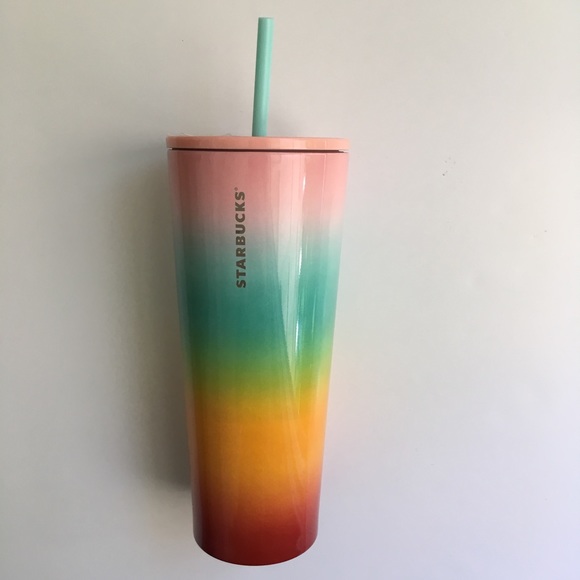 Starbucks Tumbler Summer Collection Rainbow - Picture 1 of 2